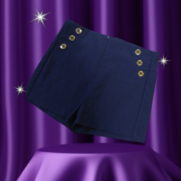 Size S Adrene high-waisted dark navy blue shorts - Picture 12 of 12